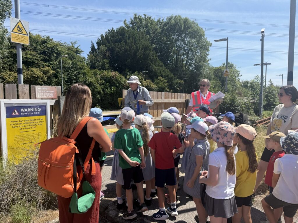 Upwey Pupils with the Mayor